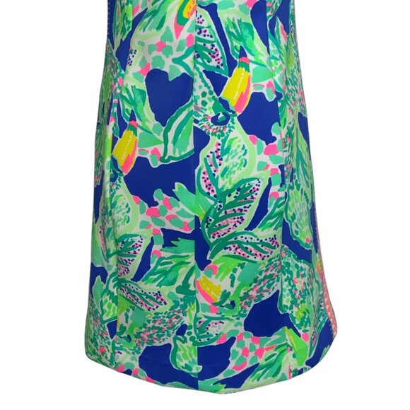 Lilly Pulitzer Mila Shift Dress S Beckon Blue Wake Up Call - Picture 10 of 12